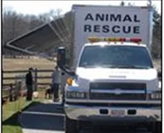 IFAW animal rescue medical trailer